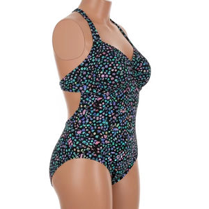 Traje de Baño de Talla Grande con Estampado Digital, Spandex y Poliéster, Cómodo, Elástico, de Secado Rápido, para Playa, Piscina, Fiesta de Verano - Product Image 3