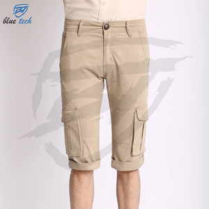 Pantalones cortos de hombre Cargo de verano con logotipo personalizado ropa informal de algodón de punto suelta de talla grande personalizada - Product Image 1