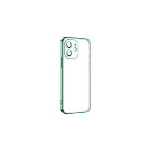 Coque de protection antichoc premium en silicone liquide style Ins pour iPhone 12 Plus, texture crêpe, coque arrière pour téléphone portable - Product Image 1