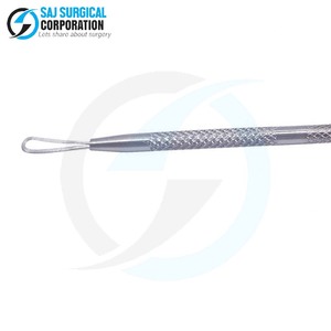 เครื่องมือสกัดสิวหัวดำแบบมีห่วงเหล็กเยอรมันสำหรับทำความสะอาดล้ำลึกและรักษาสิวแบบมืออาชีพ - Product Image 2