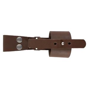 Étui de ceinture en cuir pleine fleur fait main de qualité supérieure pour hache, avec boucle, support durable en bois de style industriel, accès facile, pour hache de bûcheron, extérieur - Product Image 2