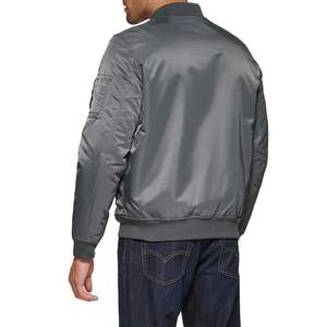 Faible MOQ 2026 Nouvelle Arrivée Blouson Bomber Homme Respirant Couleur Unie Personnalisable Nouveau Style Tendance pour Adultes Prix Abordable Fait Sur Mesure - Product Image 4
