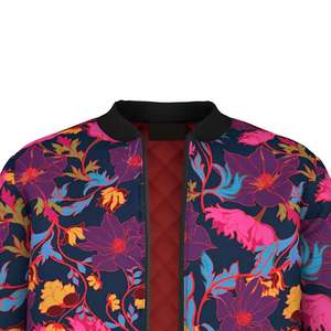 Conception professionnelle Polyester Matériel Hommes Nouveau Design Léger Sublimation Bomber Veste Manches Longues Hommes Bomber Veste - Product Image 6