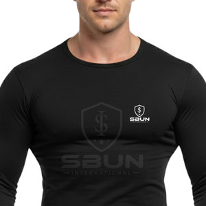 Camisetas de Compresión para Hombre, Talla Grande, Corte Ajustado, Manga Larga, Casuales, Ecológicas, de Secado Rápido y Transpirables - Product Image 6