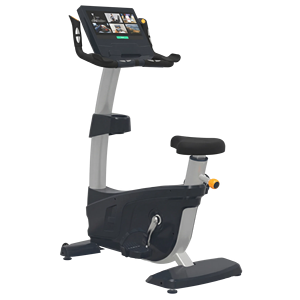 Vélo de fitness vertical français avec console tactile de 15 pouces pour l'entraînement cardio à domicile et le cyclisme en intérieur - Product Image 1