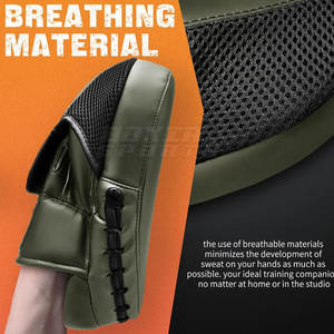 ถุงมือต่อยมวยสำหรับฝึกศิลปะการต่อสู้นวมสำหรับฝึกชกมวยทำจากหนัง PU ปรับสายได้โลโก้ได้ตามต้องการ - Product Image 6