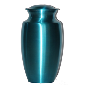 Urnes funéraires pour adultes en aluminium de haute qualité avec urnes funéraires en métal fini de couleur or et noir pour les cendres humaines - Product Image 2