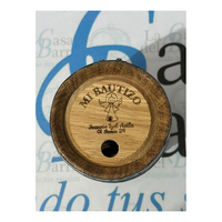 Baril à vin artisanal en chêne brun de 250 ml avec bordure noire et 6 anneaux pour l'âge du vin, de la bière, du whisky et des spiritueux La Casa Del Barril