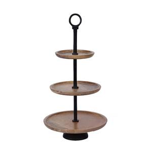 Matt Black Finished <b>3</b> <b>Tier</b> Metal Round Shape Handmade Bulk <b>Cake</b> <b>Stand</b> for Birthday Event Party Display <b>Stand</b> Wholesale Bulk - Product Image 6