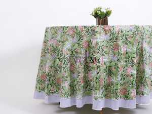 Indian Block Print Cotton Tablecloth Floral <b>Table</b> <b>Cloth</b> for Dinning <b>Table</b> Beautiful Printed Dinner <b>Table</b> Decor Factory Price - Product Image 2