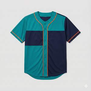 Uniformes de baseball unisexes de qualité supérieure, imprimés, 100% polyester, séchage rapide, respirant, col en V, avec couleurs et broderies personnalisées - Product Image 6