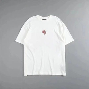 2025ใหม่เสื้อยืดออกกำลังกายแฟชั่นพิมพ์ลายหัวหมาป่าสุดคลาสสิกสำหรับผู้ชายอินเทรนด์ทำจากแขนสั้นแท้ - Product Image 4