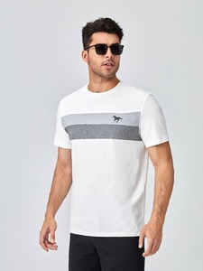 Camisetas de hombre 100% algodón por encargo logotipo impreso ropa de calle camisetas de hombre de alta calidad a la venta a precio al por mayor - Product Image 6