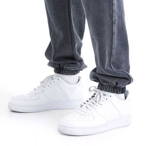 Couleur personnalisée lavage à l'acide hommes Joggers taille élastique Street Wear pantalon de mode Style décontracté toile Hip Hop hommes pantalons - Product Image 2