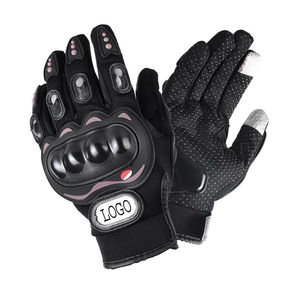 Guantes de dedo completo para motocicleta, manoplas transpirables de cuero para moto, OEM, MC29D, para verano - Product Image 5