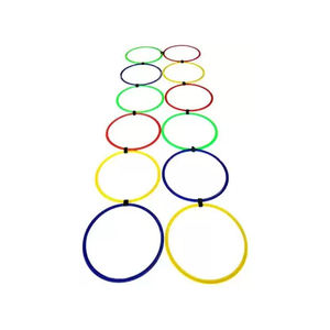 Exportador de Escalera de Anillos para Entrenamiento de Agilidad (Juego de 12 Anillos) - Multicolor Disponible al Precio Más Bajo - Product Image 3