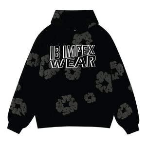 Sudadera con Capucha de Alta Calidad para Hombre, Diseño Personalizado, 100% Algodón, Impermeable, con Logotipo de Diamantes de Imitación y Cremallera Completa - Product Image 2