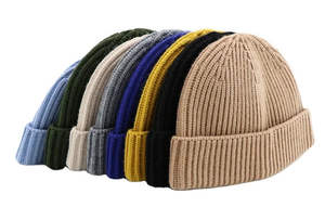 Ventes en gros de bonnets en tricot d'hiver de haute qualité avec logo personnalisé, nouveau style, best-seller à bas prix, bonnets Beane - Product Image 1