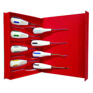 Instruments chirurgicaux dentaires pour le navet, éleveurs luxateurs (Clareador à racine incurvée), certifiés CE - Product Image 6