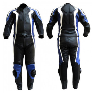 Custom Factory Wholesale Men's Leather Motorcycle Suit – 2-Piece CE Armored Cowhide Leather <b>Racing</b> <b>Jacket</b> and Pants Set - Product Image 4