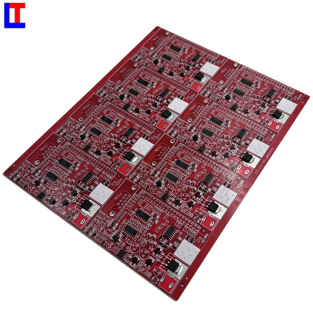 Custom 2-Layer JLCPCB Smart Feeder DVD Player PCB Board with USB Design for Computer Speaker Power Bank PCBA HASL Surface Finish