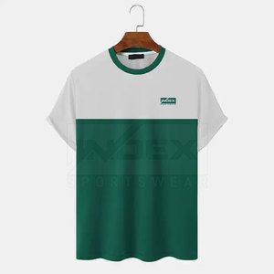ขายร้อนที่กําหนดเองทําผู้ชายเสื้อยืดราคาถูกระบายอากาศผู้ชายเสื้อยืดต่ําขั้นต่ําผู้ชายผ้าฝ้ายเสื้อยืด - Product Image 1