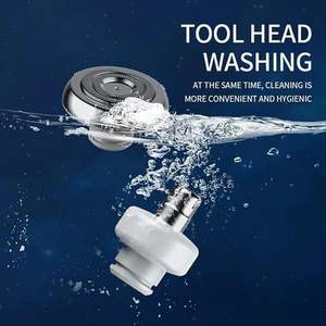 Afeitadora Eléctrica Portátil Mini 2 en 1 Recargable por USB, Afeitadora Rotativa de Una Sola Cuchilla para Rostro y Cuerpo, para Viajes, Maquinilla de Afeitar para Hombre - Product Image 5