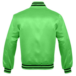 แจ็กเก็ตผ้าซาตินสำหรับผู้ชายและผู้หญิงเสื้อแจ็กเก็ตผ้าซาตินออกแบบได้ตามต้องการเหมาะสำหรับคอลเลกชันแบรนด์ - Product Image 4