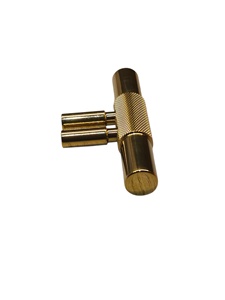 Poignées d'armoire de luxe haut de gamme AGSS03-201CH/3 \ "or PVD SS304 résistant à la corrosion Installation facile pour la maison moderne - Product Image 3