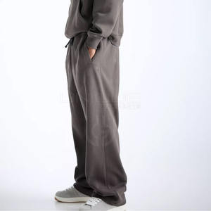 Pantalones de chándal transpirables de alta calidad con precio al por mayor con bolsillos, pantalones de chándal holgados con logotipo personalizado, último diseño - Product Image 4