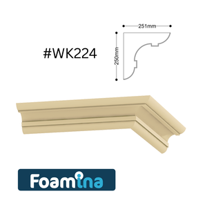 L'extérieur isolé élégant léger durable de façade décorative de corniches de mousse de la meilleure qualité EPS profile des applications architecturales - Product Image 1