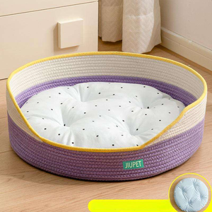 Cama para Gatos y Perros Ecológica, Lavable, con Diseño de Dibujos Animados, Tejida, Cálida, con Rascador, para Jugar en Interiores, a la Moda, para Todas las Estaciones - Product Image 2