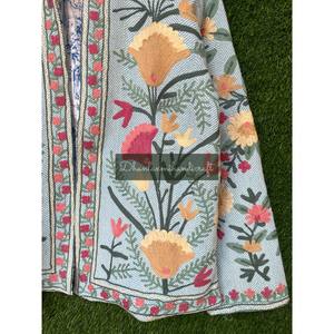 Chaqueta bordada a mano abrigo textil indio tejido a mano chaqueta de invierno Unisex abrigo algodón Khadi ropa de fiesta ODM para mujer - Product Image 3