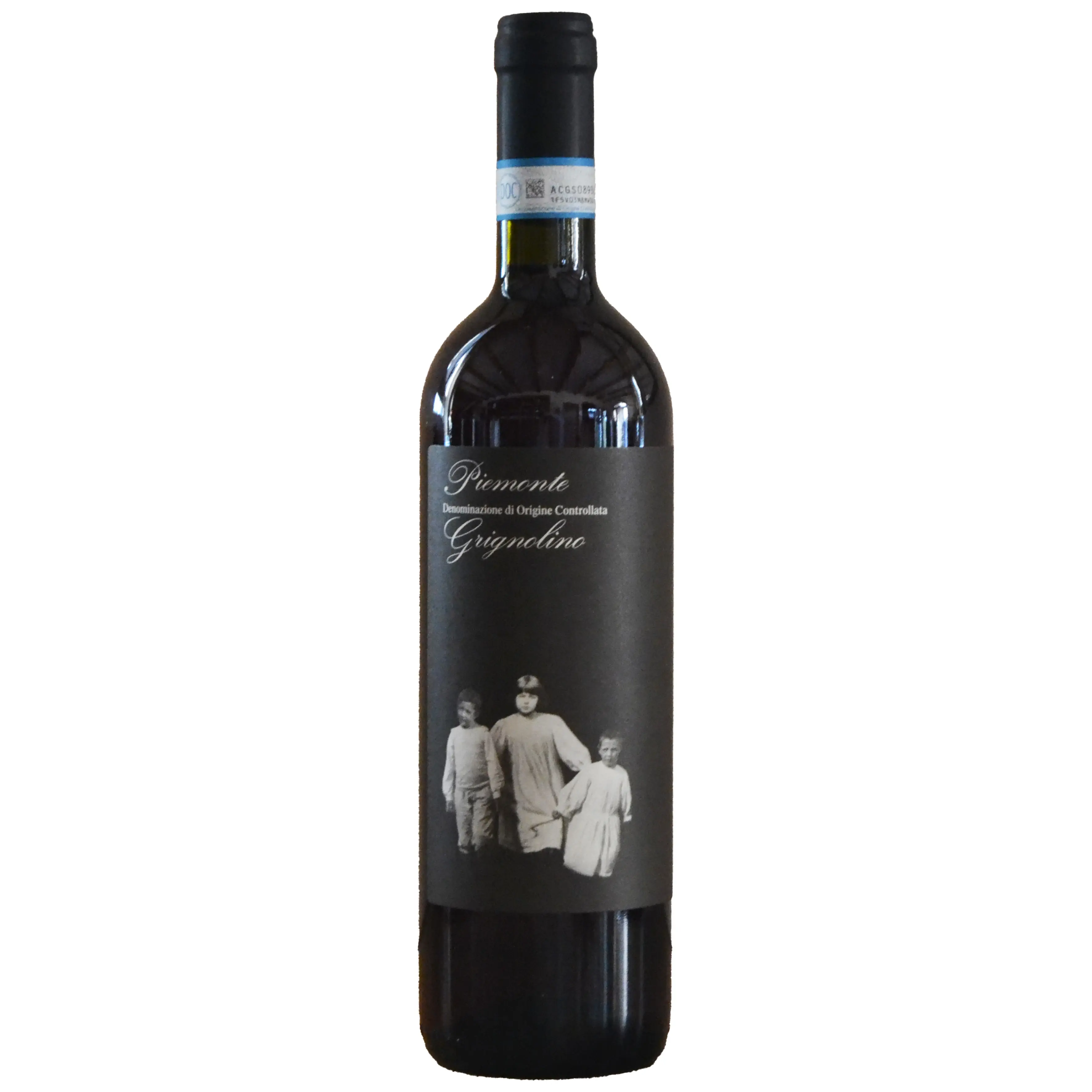 Quality Italian red wine Piedmont Piemonte DOC Grignolino 75 cl glass for sale and export