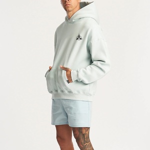 Sudadera con capucha de gran tamaño para hombre con bolsillo canguro, ropa de calle informal, sudadera de manga larga con capucha para Otoño Invierno - Product Image 5