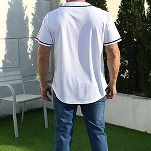 Venta caliente Ropa de béisbol Uniforme deportivo Jerseys de béisbol en blanco Venta al por mayor Sublimado Hombres Camiseta de Béisbol Juvenil - Product Image 6