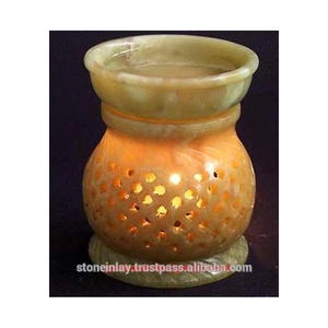 Unique Design Beautiful Soapstone Aroma Oil Warmer With Natural Fragrances Use For Home Best Offer Price Use For Home Decoration - Product Image 3