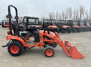 รถแทรกเตอร์ขนาดเล็กอเนกประสงค์ Kubota BX23S พร้อมผานหลังขุด |   รถแทรกเตอร์คูโบต้า BX23S 4x4 ขนาดเล็กพร้อมที่ตัก - Product Image 2