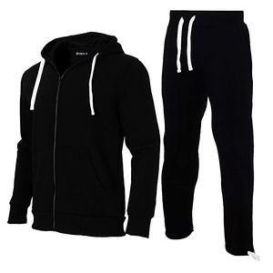 Nouveaux survêtements en polaire pour hommes, taille plus, écologiques, respirants, avec logo personnalisé et fermeture à cordon - Product Image 5