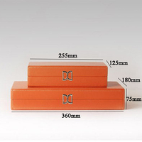 Boîte en cuir PU à couverture rigide personnalisée de marque Offre Spéciale Boîte de rangement pour cosmétiques bijoux cosmétiques Boîte cadeau de luxe