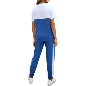Conjunto de chándal para mujer Sudadera con capucha y cremallera de 2 piezas y Joggers Ropa deportiva informal para gimnasio Fitness OEM ODM disponible - Product Image 6