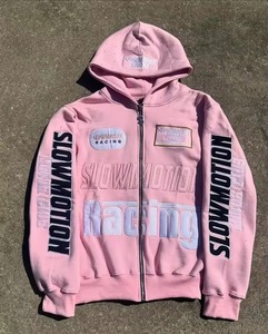 Sweat à capuche avec fermeture éclair imprimé en usine prix bon marché sweats à capuche pour hommes dernier modèle personnalisé fabriqué directement en usine - Product Image 1