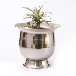 Maceta de flores chapada en cobre antiguo, diseño único, decoración al aire libre, maceta, maceta, suministros de jardín de flores redondas de gran tamaño - Product Image 4