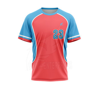 Camiseta de Béisbol Personalizada para Hombre, MOQ Bajo, Nueva, Ligera, Cómoda, Transpirable, Duradera, de Alta Calidad - Product Image 6