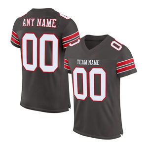 Vente en gros Maillot de football américain Maillot de football américain pour jeunes fabriqué en polyester pour l'équipe de club d'entraînement - Product Image 4