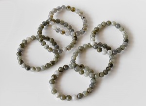 Superb Classic Fashionable Labradorite Natural Healing 8mm Round <b>Beaded</b> <b>Bracelet</b> for Meditation Lovers Jewelry At Wholesale - Product Image 2