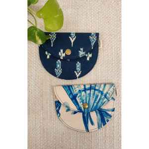 Set de 2 Mini Carteras Minimalistas Sea Escape con Cierre de Botón para Tarjetas de Crédito - Product Image 1