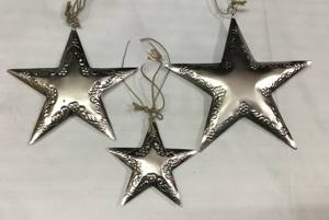 Decoraciones colgantes Suministros de fábrica Navidad Estrella de metal Decoraciones navideñas - Product Image 5