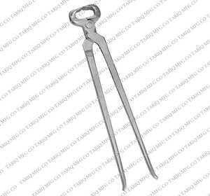 TARIQ MFG CO Pince à sabot en acier inoxydable de haute qualité Outil de maréchal-ferrant réutilisable pour les soins de coupe de sabot de cheval CE ISO certifié UE - Product Image 3