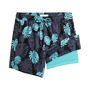 กางเกงชายหาดขาสั้นผู้ชายผ้าโพลีเอสเตอร์แห้งเร็ว100% - Product Image 6